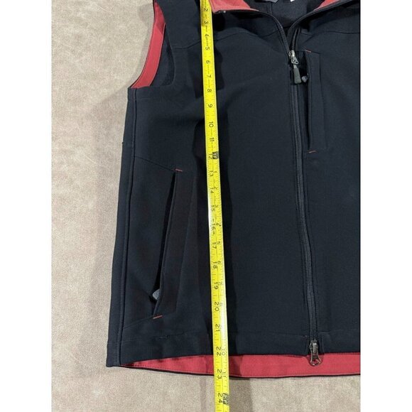 Peak iBex Climawool Stretch Woven Mens Full Zip Vest Outdoor Jacket Black Red S - Picture 8 of 8